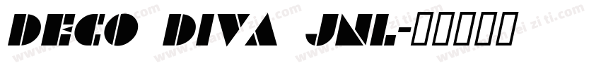 Deco Diva JNL字体转换
